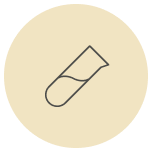 The clinic transfers the biomaterials to the courier